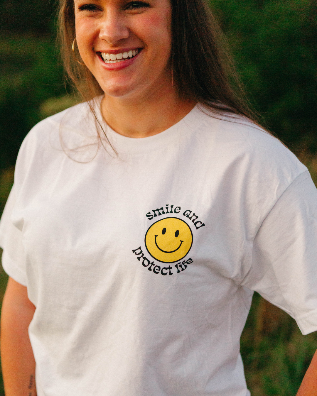 Smiley Pro-Life Tee