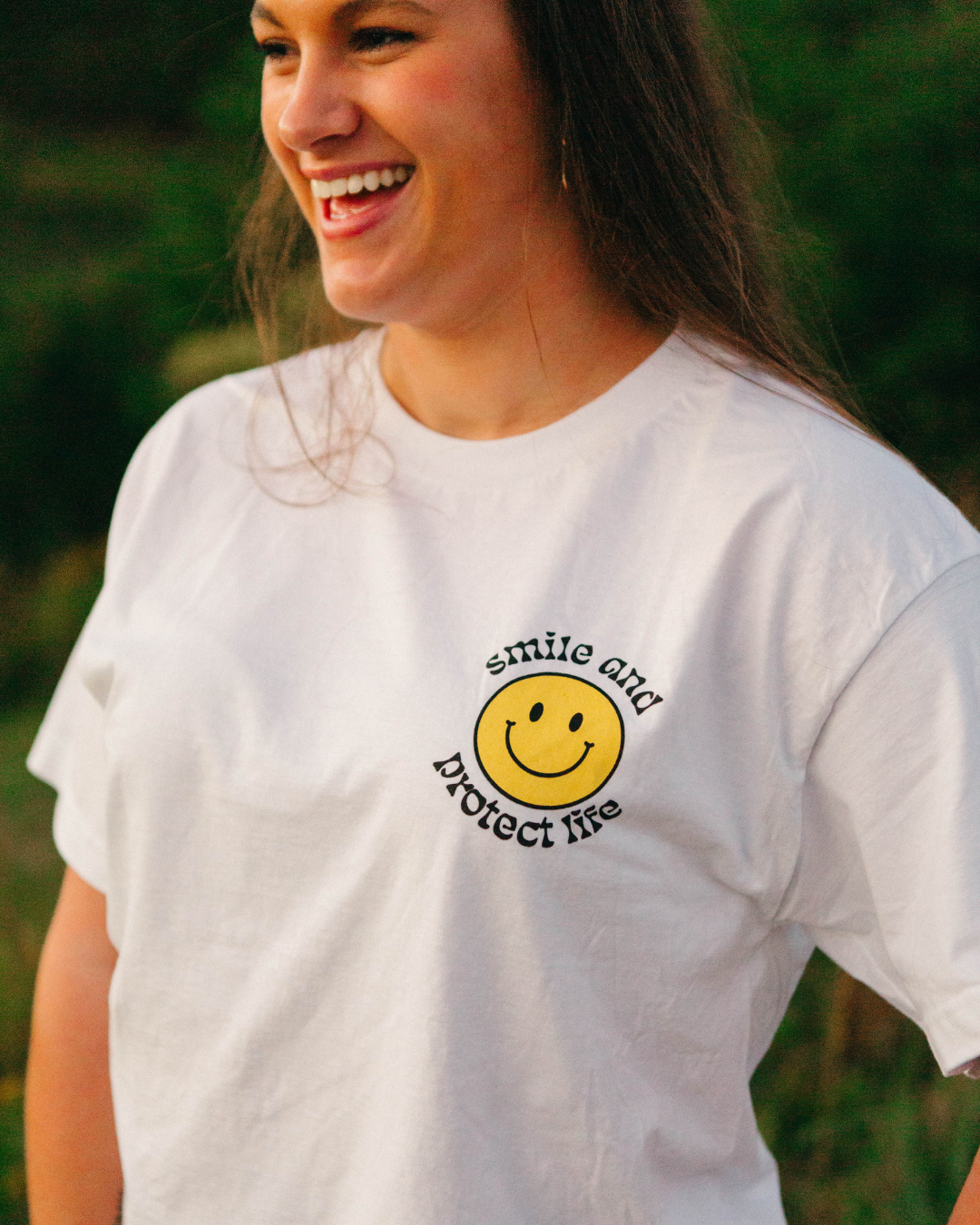 Smiley Pro-Life Tee