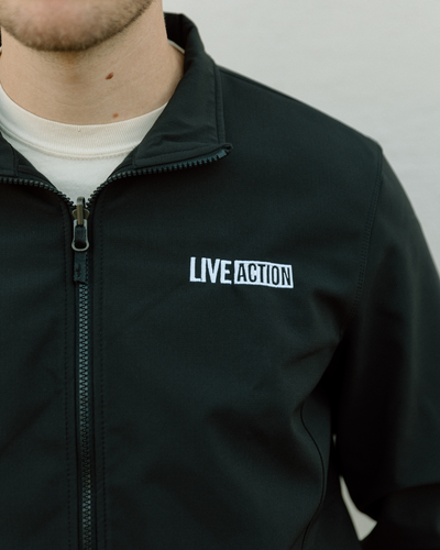 Live Action Embroidered Logo Jacket