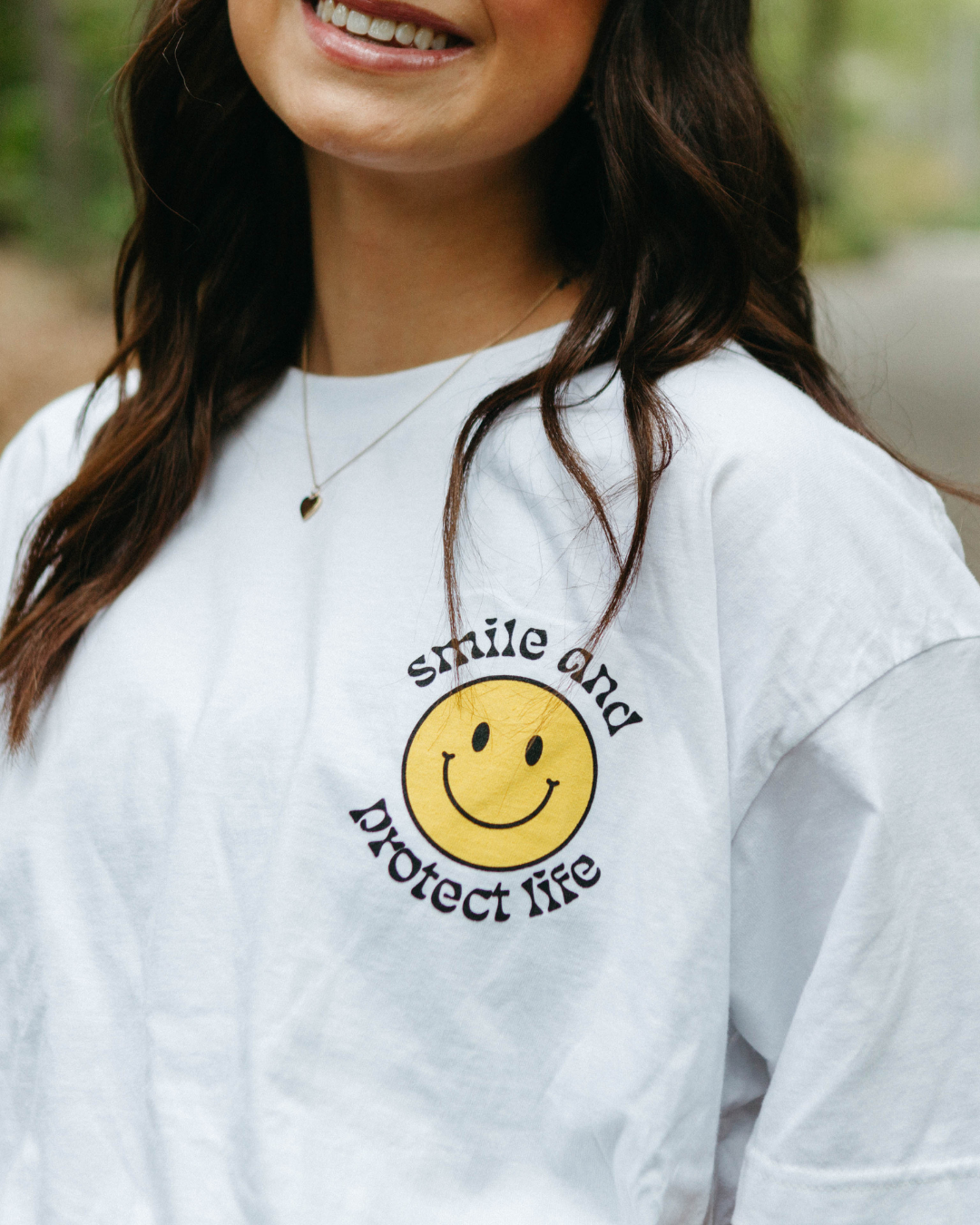 Smiley Pro-Life Tee