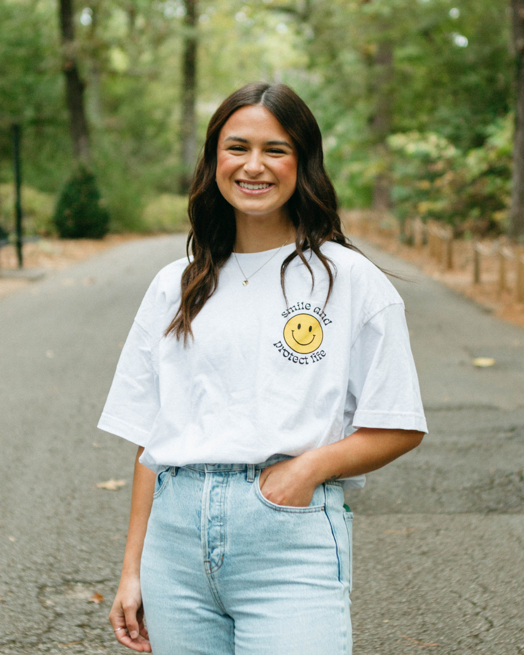 Smiley Pro-Life Tee