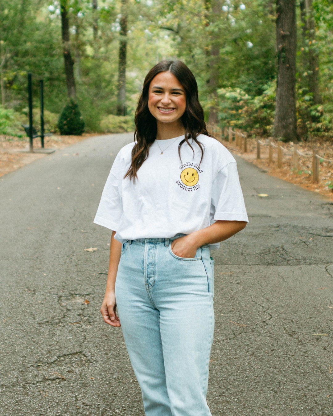 Smiley Pro-Life Tee