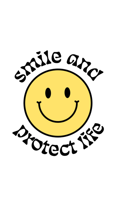 Smiley Pro-Life Sticker