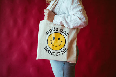 Smile & Protect Life Tote Bag