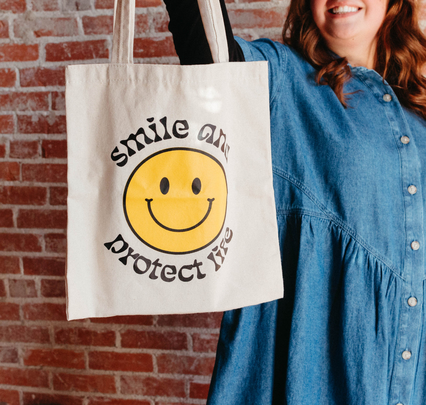 Smile & Protect Life Tote Bag