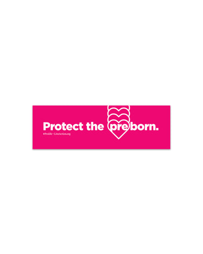 Protect The Preborn Sticker